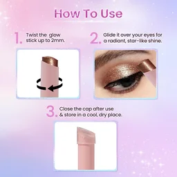 Swiss Beauty Jelly Verse Glow Stick Shade 05 Orbit Gleam | Crease-Proof Lightweight Jelly Highlighter | Soft Pearly Glow | Smooth Jelly-to-Powder Shine Stick | Stellar Glow Shade