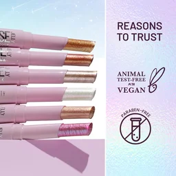 Swiss Beauty Jelly Verse Glow Stick Shade 05 Orbit Gleam | Crease-Proof Lightweight Jelly Highlighter | Soft Pearly Glow | Smooth Jelly-to-Powder Shine Stick | Stellar Glow Shade