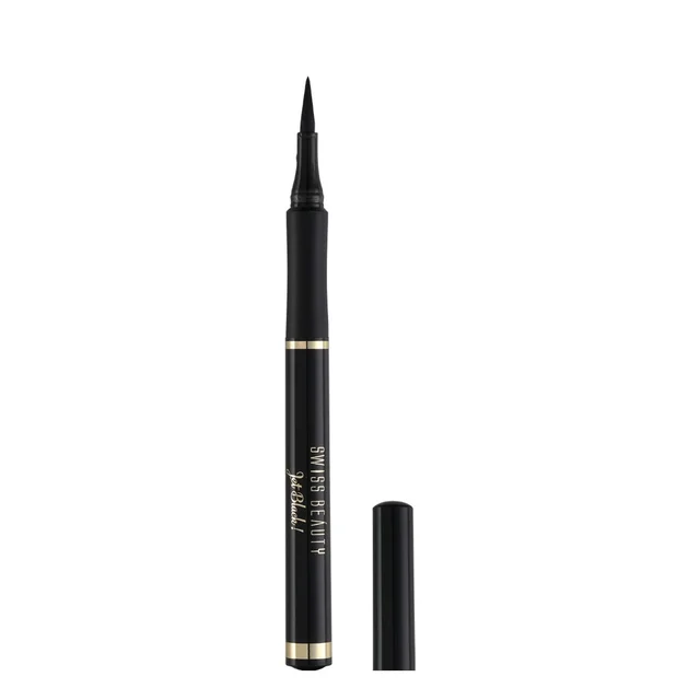 Swiss Beauty Jet Black Eyeliner 1.2ml | Travel Friendly