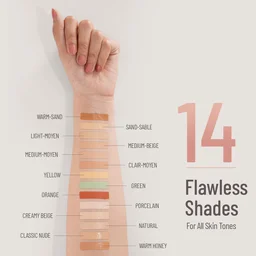 Swiss Beauty Liquid Concealer 6g Shade-Clair Moyen|Full Coverage|Hide Blemishes at One Strock With Matt Finsh|Ligh Weight Concealer