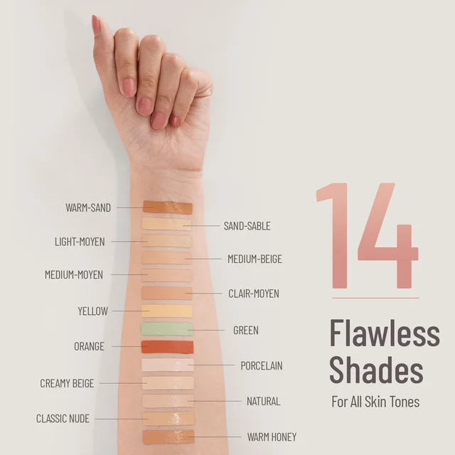 Swiss Beauty Liquid Concealer 6g Shade-Clair Moyen|Full Coverage|Hide Blemishes at One Strock With Matt Finsh|Ligh Weight Concealer