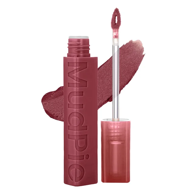 Swiss Beauty Mudpie Lipstick 3g Shade 10 Lady Luxe | Soft Matte Mousse Finish | Highly Pigmented | Non-Transfer | Long-Lasting Wear | Hyaluronic Acid & Castor Oil