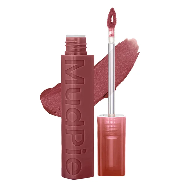 Swiss Beauty Mudpie Lipstick 3g Shade 14 Shero | Soft Matte Mousse Finish | Highly Pigmented | Non-Transfer | Long-Lasting Wear | Hyaluronic Acid & Castor Oil