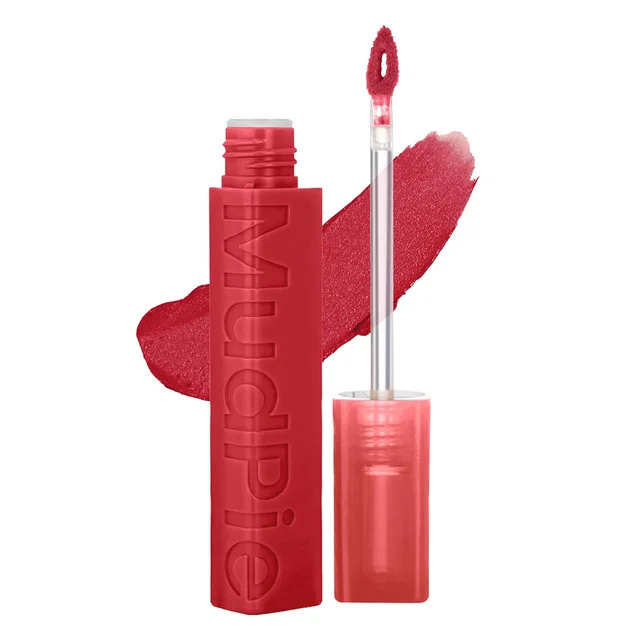 Swiss Beauty Mudpie Lipstick 3g Shade 17 Alpha Aura | Soft Matte Mousse Finish | Highly Pigmented | Non-Transfer | Long-Lasting Wear | Hyaluronic Acid & Castor Oil