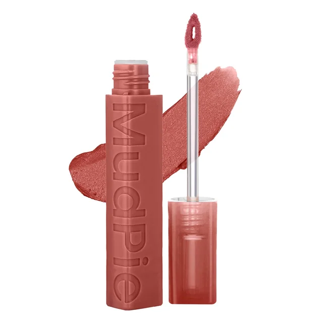 Swiss Beauty Mudpie Lipstick 3g Shade 7 Rise & Shine | Soft Matte Mousse Finish | Highly Pigmented | Non-Transfer | Long-Lasting Wear | Hyaluronic Acid & Castor Oil