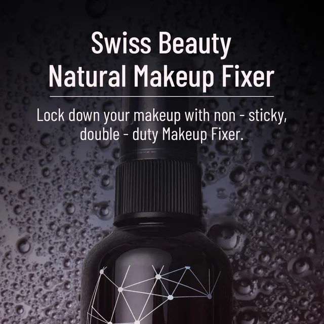 Swiss Beauty Natural Makeup Fixer 70ml| Long-Lasting, Hydrating & Lightweight | Locks Makeup for Hours | Enriched with Aloe Vera & Vitamin E | For a Fresh, Dewy Look