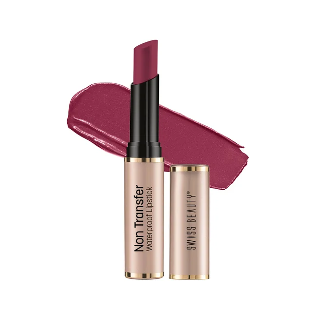 Swiss Beauty Non Transfer Waterproof Lipstick 3g | Cupid Pink 403 | Easy To Use