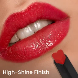 Swiss Beauty My Shine Creamy Lipstick Stricker Red Shade 12 | Enriched with Vitamin E| Intense Shine & Long-Lasting | Hydrating, Smooth & Glossy Finish