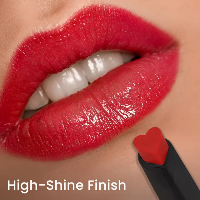 Swiss Beauty My Shine Creamy Lipstick Stricker Red Shade 12 | Enriched with Vitamin E| Intense Shine & Long-Lasting | Hydrating, Smooth & Glossy Finish