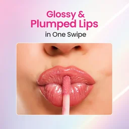 Swiss Beauty Plump-Up Wetgloss - Barely There | Ultra-Glossy Finish | Glass-Like Shine | Hydrating & Lightweight | Easy Glide Formula | Fuller, Plumper Lips