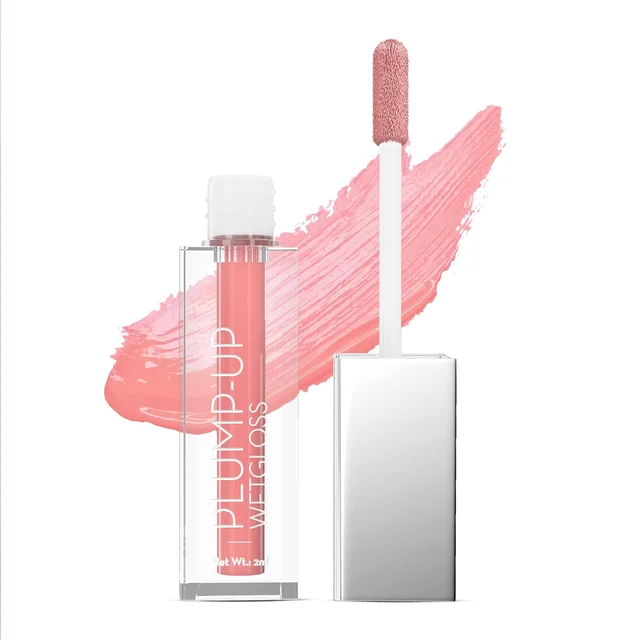 Swiss Beauty Plump-Up Wetgloss - Spicy Cinnamon | Ultra-Glossy Finish | Glass-Like Shine | Hydrating & Lightweight | Easy Glide Formula | Fuller, Plumper Lips