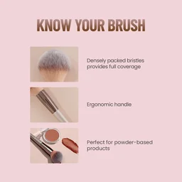 Swiss Beauty Powder Brush 1pc | High Quality Bristles