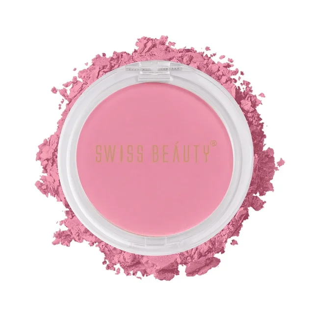 Swiss Beauty Professional Blusher Just Rose Matte 4gm | High-Colour Payoff | Lightweight | Long-Lasting & Blendable Formula for a Natural & Radiant Look