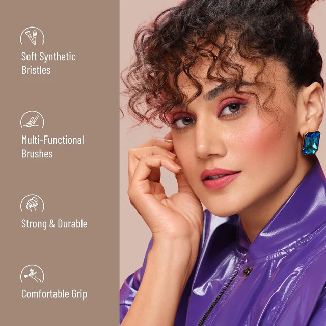 Swiss Beauty professional Face & Eye Brush Set 6pcs | Convenent And Stylish