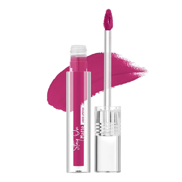 Swiss Beauty Raw Plum Stay On Matte Ultra Pigmented Liquid Lipstick Enriched with Vitamin E & Shea Butter | 24 Hour Stay | Matte Finish