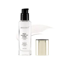 Swiss Beauty Real Makeup Base Highlighting Primer 03 Pink Tint | Natural Glow Finish | Glowing & Smooth Finish | Flawless, Long-Lasting Makeup Base | Hydrated Look | Modify pores | 32ml