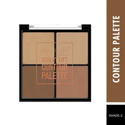 Swiss Beauty Sculpt Lift Contour Palette Shade-02 | 4-in-1 Face Contouring Kit | Blendable, Lightweight & Travel-Friendly | Perfect for Highlighting & Sculpting