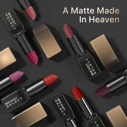 Swiss Beauty Select Dare To Matte Creamy Lipstick 3.8g, Shade Delight Plum | Velvety Matte Finish | Vitamin E Enriched | Long Lasting | Smooth & Creamy Formula