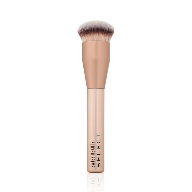 Swiss Beauty Select Foundation Brush | Flat Top for Smooth Application | Ultra-Soft Bristles | Even Coverage | Seamless Blending | Makeup Brush for Liquid & Cream Foundation