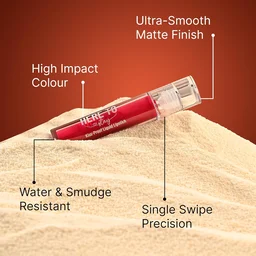 Swiss Beauty Select Here To Stay Liquid Matte Lipstick 3ml with Shade 01 Nudist Love | Kiss-Proof Formula | Non-Transfer & Smudgeproof | 12-18 Hrs Stay