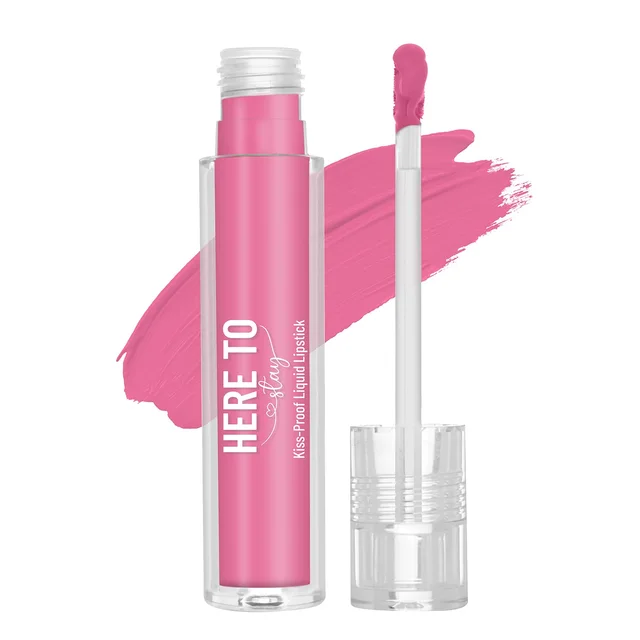Swiss Beauty Select Here To Stay Liquid Matte Lipstick 3ml with Shade 03 Velvet Rose | Kiss-Proof Formula | Non-Transfer & Smudgeproof | 12-18 Hrs Stay