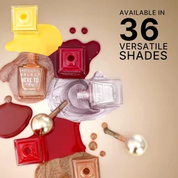 Swiss Beauty Select Here to Stay Nail Enamel 12ml 22 Ruby Wine | High Gloss Finish | Waterproof, Long-Lasting, Non-Staining & Chip-Resistant Nail Polish