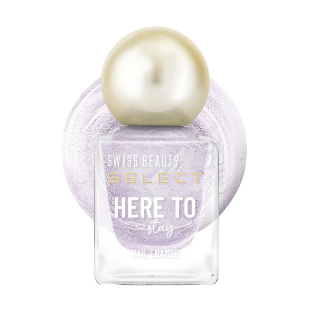 Swiss Beauty Select Here to Stay Nail Enamel 12ml 25 Metallic Rose | High Gloss Finish | Waterproof, Long-Lasting, Non-Staining & Chip-Resistant Nail Polish