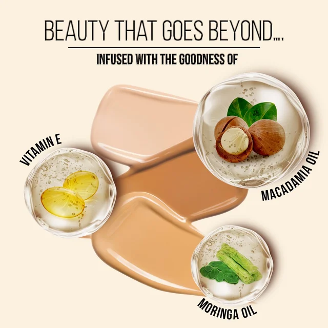 Swiss Beauty Select High On Cover Foundation 39ml, 01 Neutral Ivory | Full Coverage | Waterproof | Lightweight | Blendable & Buildable | Macadamia Oil & Vitamin E