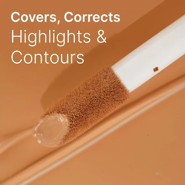 Swiss Beauty Select High On Cover Liquid Concealer Shade 1.5 Fair to Medium, 5.5ml | Matte Finish, No-Crease Formula | Enriched with Vitamin E for Smooth, Flawless Skin