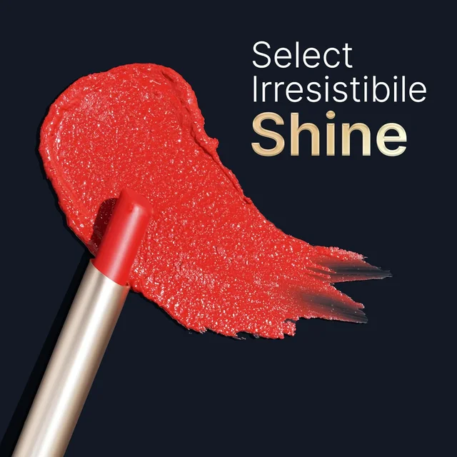 Swiss Beauty Select High On Shine Creamy Lipstick 05 Royale Red| Mirror-Shine Glossy Finish | Creamy Hydrating Formula with Vitamin E