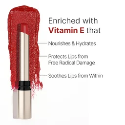 Swiss Beauty Select High On Shine Creamy Lipstick 05 Royale Red| Mirror-Shine Glossy Finish | Creamy Hydrating Formula with Vitamin E
