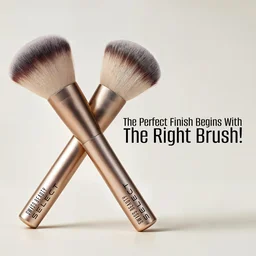 Swiss Beauty Select Powder Brush | Soft & Dense Bristles | Flawless Application of Loose & Pressed Powder | Makeup Brush for Face, Setting & Blending