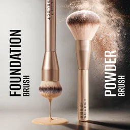 Swiss Beauty Select Powder Brush | Soft & Dense Bristles | Flawless Application of Loose & Pressed Powder | Makeup Brush for Face, Setting & Blending