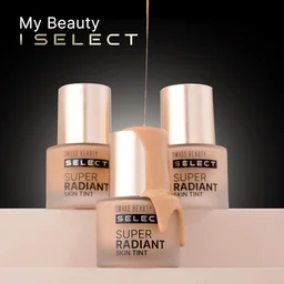 Swiss Beauty Select Super Radiant Hydrating Liquid Skin Tint 30g, Shade 04 Almond Glow, With Hyaluronic Acid | Lightweight Makeup for Natural Dewy Radiant Glow