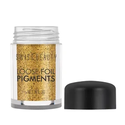 Swiss Beauty Shade 08 Loose Foil Pigment Eyeshadow 3g | High-Intensity Shimmer | Metallic Finish | Ultra-Pigmented, Long-Lasting & Blendable | Use Wet or Dry for Bold Eye Looks