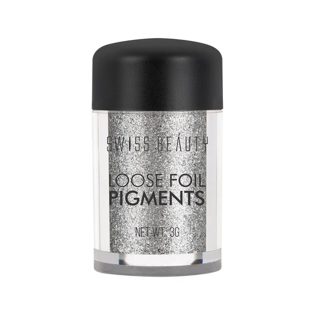 Swiss Beauty Shade 12 Loose Foil Pigment Eyeshadow 3g | High-Intensity Shimmer | Metallic Finish | Ultra-Pigmented, Long-Lasting & Blendable | Use Wet or Dry for Bold Eye Looks