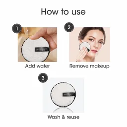 Swiss Beauty Soft & Gentle Cleansing Reusable Makeup Remover Pad Shade 01 | Ultra-Soft Microfiber | Eco-Friendly & Removes Waterproof Makeup | Washable & Reusable