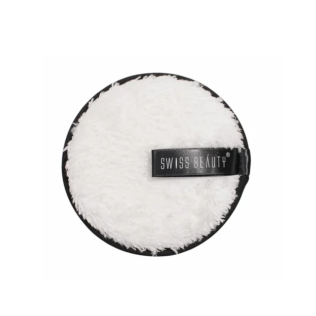 Swiss Beauty Soft & Gentle Cleansing Reusable Makeup Remover Pad Shade 01 | Ultra-Soft Microfiber | Eco-Friendly & Removes Waterproof Makeup | Washable & Reusable