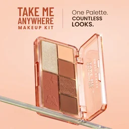 Swiss Beauty Take Me Anywhere Makeup Kit, City Staycay 02 | Multi-Use Eyeshadow, Blush & Highlighter Palette | Travel-Friendly Compact Makeup Kit for Women