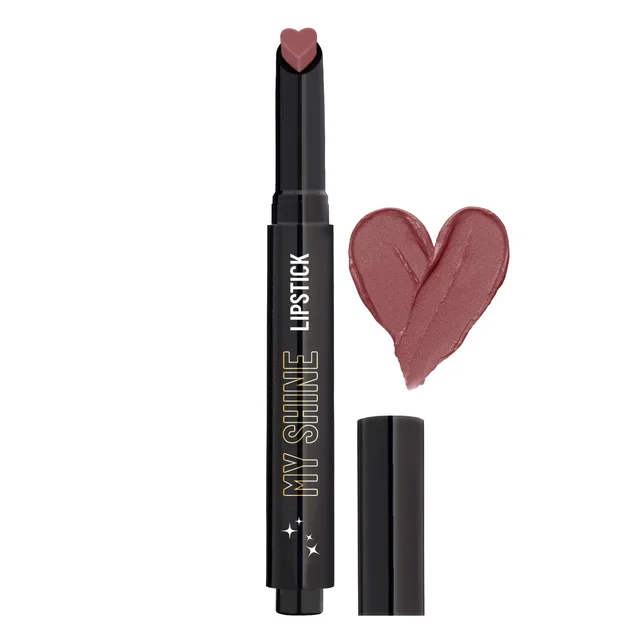Swiss Beauty My Shine Creamy Lipstick Truly Brown Shade 07 | Enriched with Vitamin E| Intense Shine & Long-Lasting | Hydrating, Smooth & Glossy Finish