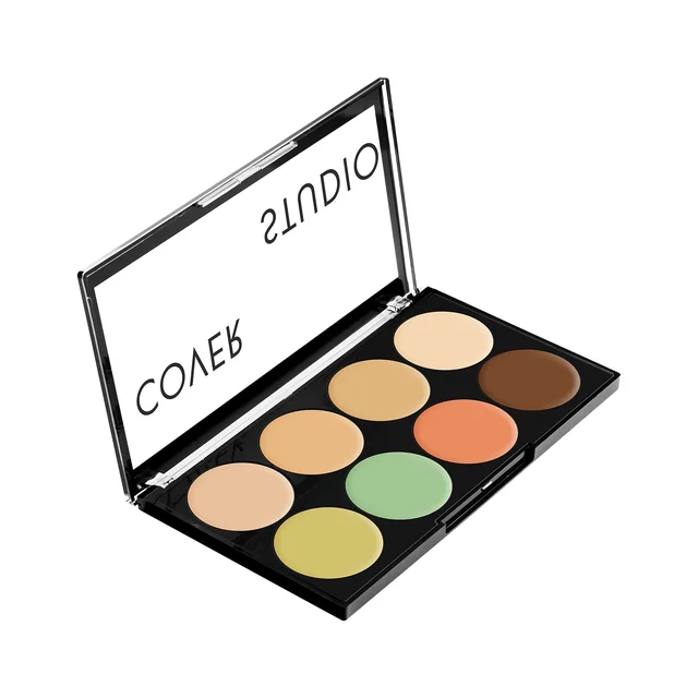 Swiss Beauty Ultra Base Concealer Palette Shade 03| Multi-Use Full Coverage Concealer, Contour & Corrector | Lightweight, Blendable Formula for Flawless, Even-Toned Makeup