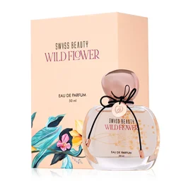 Swiss Beauty Wild Flower Eau De Parfum 50ml| Long-Lasting Fragrance | Perfect for Gifting | Everyday Wear Perfume | Mandarin Top Note | Peony & Rose Heart | Musk Base