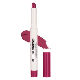 Swiss Beauty Matte Cat Lip Crayons Pack of 2 (5 & 11, Flattering Peach &Wild Rose Duo) Enriched with Vitamin E & Jojoba Oil | Highly Pigmented & Smudge-Proof | Waterproof & 8-Hour Stay