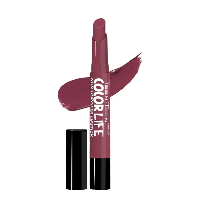 Teen Teen Color Life Nontransferable lipstick 2gm with M30 Camiation Shade| Matte Crayon Finish | Long lasting & waterproof | Keep Hydrating & Moisturizing