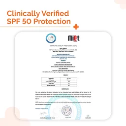 The Derma Co 1% Hyaluronic Sunscreen 50g Oil-Free Matte Gel SPF 50 PA++++ | For Oily & Acne-Prone Skin | No White Cast | Broad Spectrum & Blue Light Protection