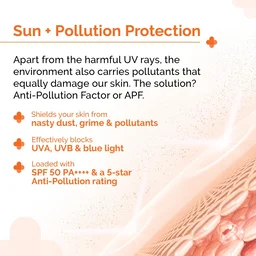 The Derma Co 1% Hyaluronic Sunscreen 50g Oil-Free Matte Gel SPF 50 PA++++ | For Oily & Acne-Prone Skin | No White Cast | Broad Spectrum & Blue Light Protection