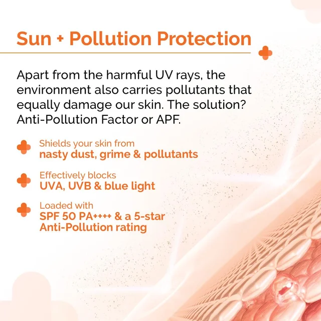 The Derma Co 1% Hyaluronic Sunscreen 50g Oil-Free Matte Gel SPF 50 PA++++ | For Oily & Acne-Prone Skin | No White Cast | Broad Spectrum & Blue Light Protection