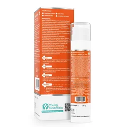The Derma Co 1% Hyaluronic Sunscreen Hydrating Gel 50g SPF 50 PA++++ | For Dry & Sensitive Skin | No White Cast | UVA/UVB & Blue Light Protection