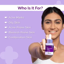 Derma Co The Derma Co 10% Niacinamide Face Serum 30ml | Fades Acne Marks & Dark Spots | Minimizes Pores & Enhances Skin Barrier | Lightweight & Non-Greasy | Toxin-Free | Daily Use Serum | Skin Brightening | for All Skin Types