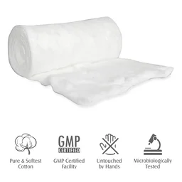 Tulips Soft Absorbent Cotton Wool 100g - 3 pack | Gentle & Disposable Cotton Wool for Makeup Removal, Beauty, Baby & Adult Care | Multi-Purpose Use | Soft & Hygienic